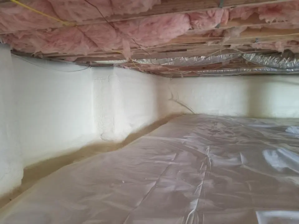 Crawl space encapsulation with closed-cell spray foam for Roof Maintenance in Tamarac
